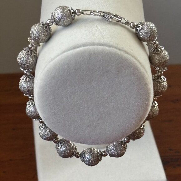 Turkey Sterling Silver Gold Plate Balls - Picture 10 of 10